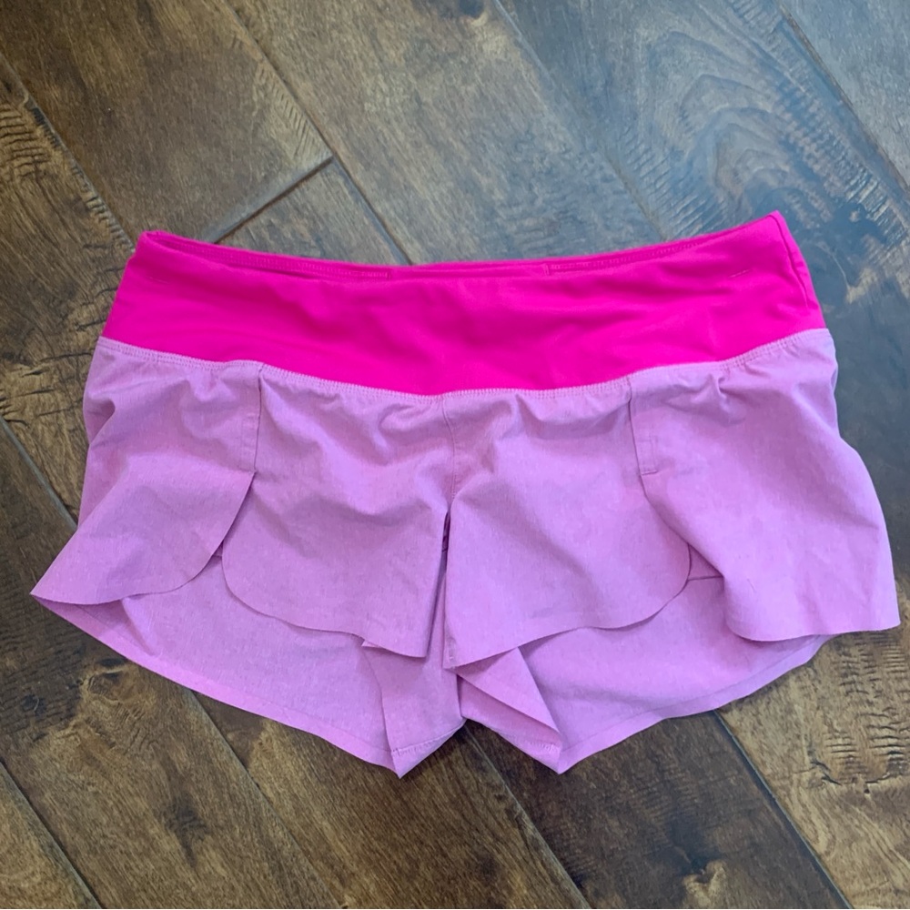 Brooks Pink Athletic Shorts